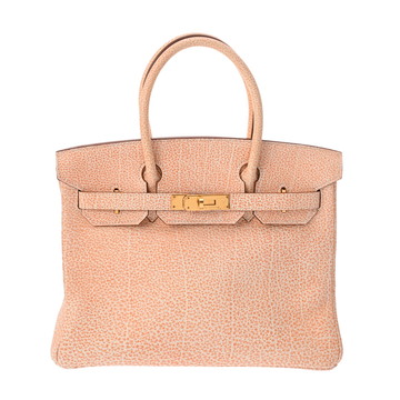 エルメス バーキン 30 オレンジ ダルメシアン レディース バッグ 【中古】【bag】