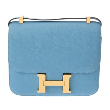 エルメス コンスタンス3 24 ブルーノール ヴォーエプソン レディース バッグ 【中古】【bag】