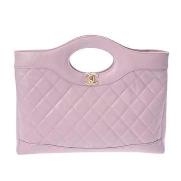 シャネル ショッピング バッグ CHANEL31 2WAYショルダー ピンク AS4854 シャイニーラムスキン レディース バッグ 【中古】【bag】