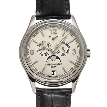パテック フィリップ コンプリケーション アニュアルカレンダー 5146G-001 アイボリー メンズ 時計 【中古】【wristwatch】