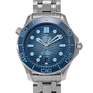 オメガ シーマスター ダイバー300 コーアクシャル マスタークロノメーター 210.30.42.20.03.003 ブルー メンズ 時計 【中古】【wristwatch】
