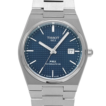 ティソ PRX パワーマティック 80 T137.407.11.041.00 ブルー メンズ 時計 【中古】【wristwatch】