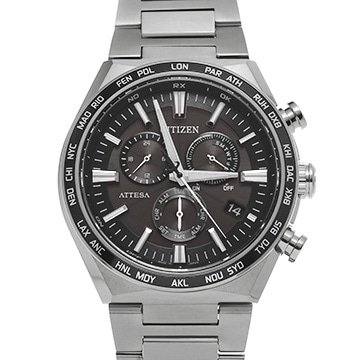 シチズン アテッサ ACT Line エコ・ドライブ CB5966-69E ブラック メンズ 時計 【中古】【wristwatch】