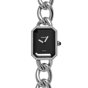 シャネル プルミエール S H0495 ブラック レディース 時計 【中古】【wristwatch】