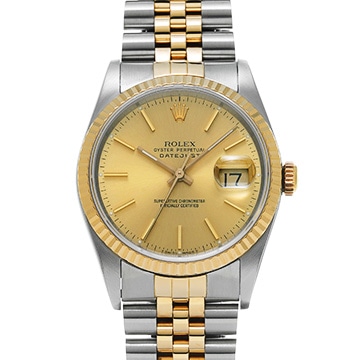 ロレックス デイトジャスト 16233 シャンパン メンズ 時計 【中古】【wristwatch】