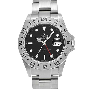 ロレックス エクスプローラーII 16570 ブラック メンズ 時計 【中古】【wristwatch】