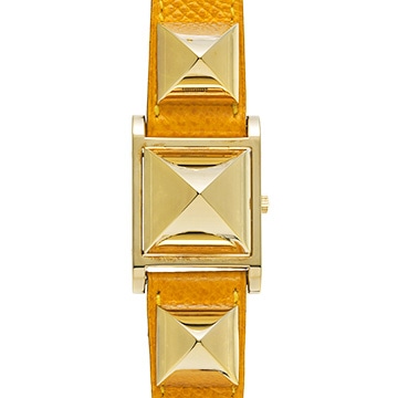 エルメス メドール ME1.201 ホワイト レディース 時計 【中古】【wristwatch】