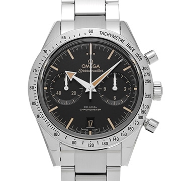 オメガ スピードマスター '57 コーアクシャル 331.10.42.51.01.002 ブラック メンズ 時計 【中古】【wristwatch】