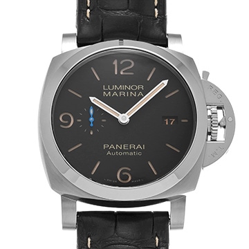 パネライ ルミノールマリーナ 1950 3デイズ アッチャイオ PAM01312 ブラック メンズ 時計 【中古】【wristwatch】