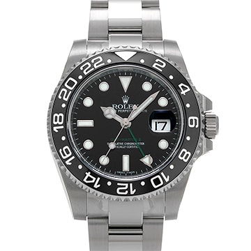 ロレックス GMTマスターII 116710LN ブラック メンズ 時計 【中古】【wristwatch】