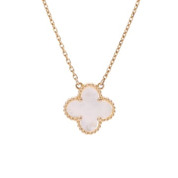 ヴァン クリーフ&アーペル ヴィンテージアルハンブラネックレス  ゴールド K18イエローゴールド YG レディース ジュエリー 【中古】【jewelry】