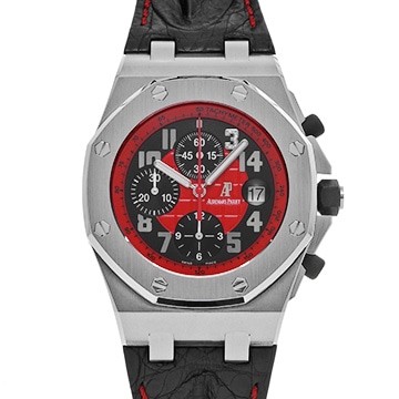 オーデマ ピゲ ロイヤルオークオフショアクロノ MASATO 26195ST.OO.D101CR.01 ブラック/レッド メンズ 時計 【中古】【wristwatch】