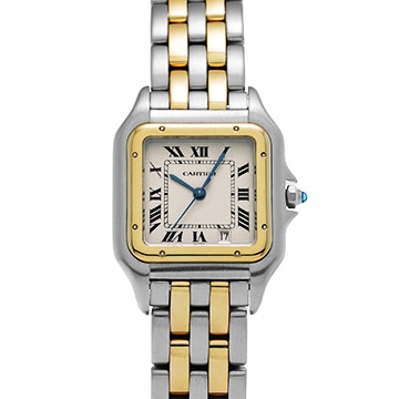 カルティエ パンテール ドゥ カルティエ MM W25028B6 アイボリー レディース 時計 【中古】【wristwatch】