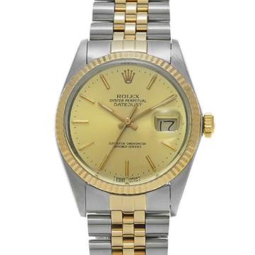 ロレックス デイトジャスト 16013 シャンパン メンズ 時計 【中古】【wristwatch】