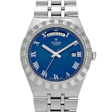 チューダー / チュードル ロイヤル 28600 ブルー/ダイヤモンド メンズ 時計 【中古】【wristwatch】