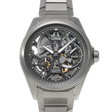 オリス ビッグクラウン プロパイロット X キャリバー 115 01 115 7759 7153 スケルトン メンズ 時計 【中古】【wristwatch】