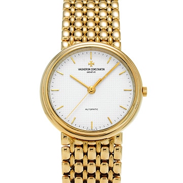 ヴァシュロン コンスタンタン エッセンシャル 46094/4SSJ ホワイト メンズ 時計 【中古】【wristwatch】