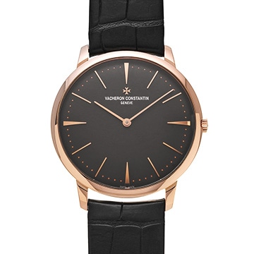 ヴァシュロン コンスタンタン パトリモニー ラージ 81180/000R-9162 グレー メンズ 時計 【中古】【wristwatch】