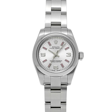 ロレックス オイスターパーペチュアル 26 176200 シルバー レディース 時計 【中古】【wristwatch】