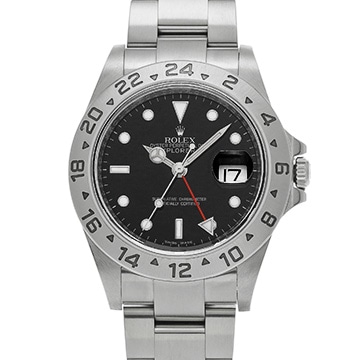 ロレックス エクスプローラーII 16570 ブラック メンズ 時計 【中古】【wristwatch】