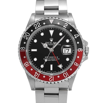 ロレックス GMTマスターII 16710 ブラック メンズ 時計 【中古】【wristwatch】