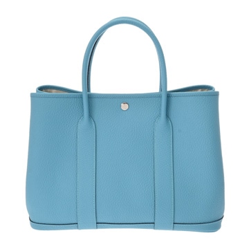エルメス ガーデンパーティ PM ブルーノール ヴァッシュカントリー レディース バッグ 【中古】【bag】