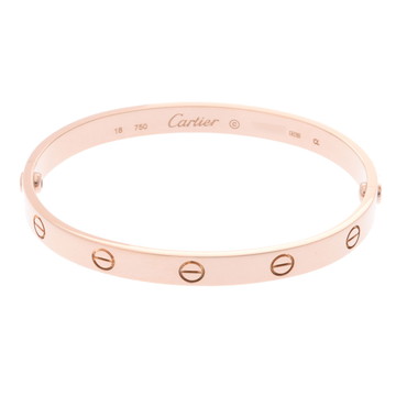 カルティエ ラブブレスレット #18 旧型 ゴールド K18ピンクゴールド PG レディース ジュエリー 【中古】【jewelry】