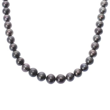 ノーブランド ブラックパールネックレス 10.0-15.0ｍｍ シルバー シルバー925 レディース ジュエリー 【中古】【jewelry】