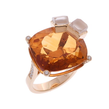 ピアジェ ライムライト カクテル リング #53  ウィスキー オン ザ ロック ゴールド K18イエローゴールド YG レディース ジュエリー 【中古】【jewelry】