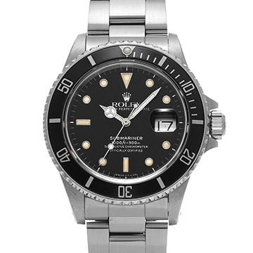 ロレックス サブマリーナ デイト 168000 ブラック メンズ 時計 【中古】【wristwatch】