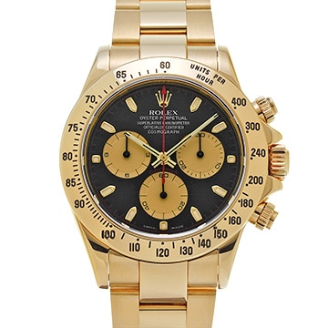 ロレックス コスモグラフ デイトナ 116528 ブラック/シャンパン メンズ 時計 【中古】【wristwatch】