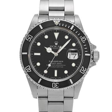 ロレックス サブマリーナ デイト 16610 ブラック メンズ 時計 【中古】【wristwatch】