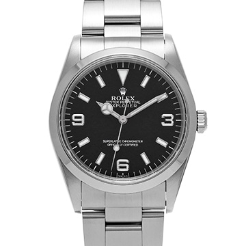 ロレックス エクスプローラー 14270 ブラック メンズ 時計 【中古】【wristwatch】