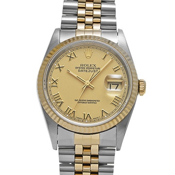 ロレックス デイトジャスト 16233 シャンパン メンズ 時計 【中古】【wristwatch】