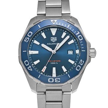 タグ ホイヤー アクアレーサー クォーツ WAY101C.BA0746 ブルー メンズ 時計 【中古】【wristwatch】