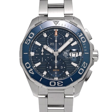 タグ ホイヤー アクアレーサー キャリバー16 クロノグラフ CAY211B.BA0927 ブルー メンズ 時計 【中古】【wristwatch】