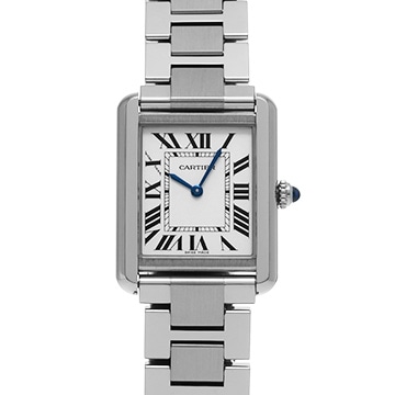 カルティエ タンク ソロ SM W5200013 シルバー レディース 時計 【中古】【wristwatch】