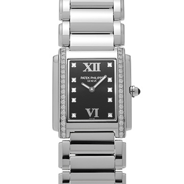 パテック フィリップ トゥエンティ-4 4910/10A-001 ブラック/ダイヤモンド レディース 時計 【中古】【wristwatch】