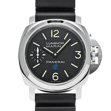 パネライ ルミノールマリーナ ロゴ 3デイズ アッチャイオ PAM00777 ブラック メンズ 時計 【中古】【wristwatch】