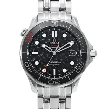 オメガ シーマスター ダイバー300 コーアクシャル ジェームズ・ボンド 50th 212.30.41.20.01.005 ブラック メンズ 時計 【中古】【wristwatch】