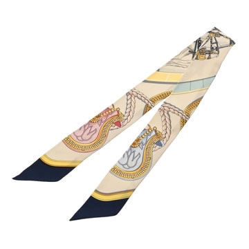 エルメス ツイリー GRAND APPARAT マルチカラー シルク100％ レディース 【未使用】【other】