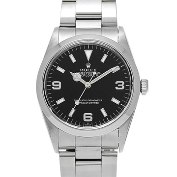 ロレックス エクスプローラー 14270 ブラック メンズ 時計 【中古】【wristwatch】