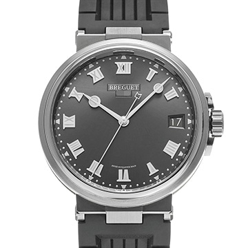 ブレゲ マリーン 5517 5517TI/G2/5ZU スレートグレー メンズ 時計 【中古】【wristwatch】