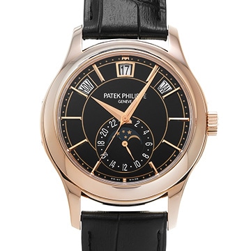 パテック フィリップ コンプリケーション アニュアルカレンダー ムーンフェイズ 5205R-010 ラック・ブラック メンズ 時計 【中古】【wristwatch】