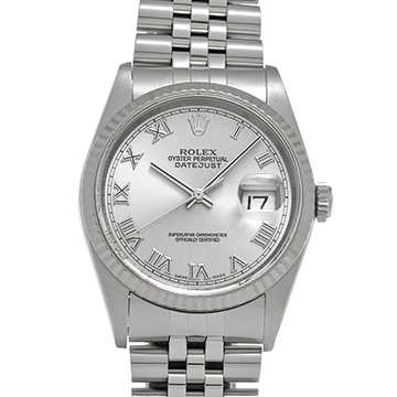 ロレックス デイトジャスト 16234 シルバー メンズ 時計 【中古】【wristwatch】