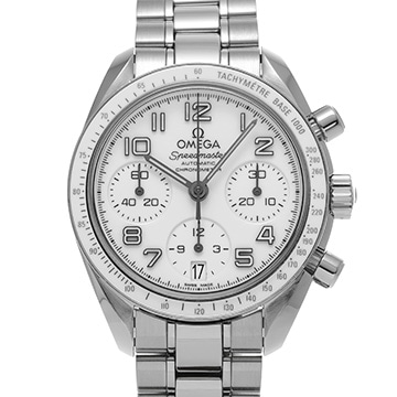 オメガ スピードマスター デイト 324.30.38.40.04.001 ホワイト メンズ 時計 【中古】【wristwatch】