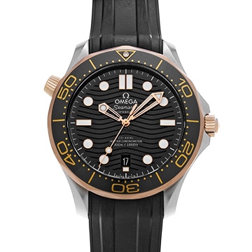 オメガ シーマスター ダイバー300 コーアクシャル マスタークロノメーター 210.22.42.20.01.002 ブラック メンズ 時計 【中古】【wristwatch】