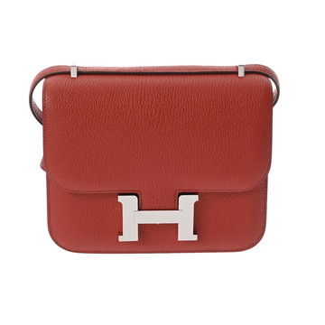 エルメス コンスタンス3 18 ミロワール ヴェルソ キュイーブル/ローズアザレ シェーブル レディース バッグ 【未使用】【bag】