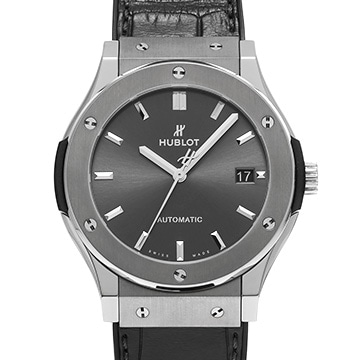 ウブロ クラシックフュージョン チタニウム レーシンググレー 511.NX.7071.LR グレー メンズ 時計 【中古】【wristwatch】