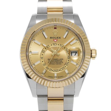 ロレックス スカイドゥエラー 336933 シャンパン メンズ 時計 【中古】【wristwatch】